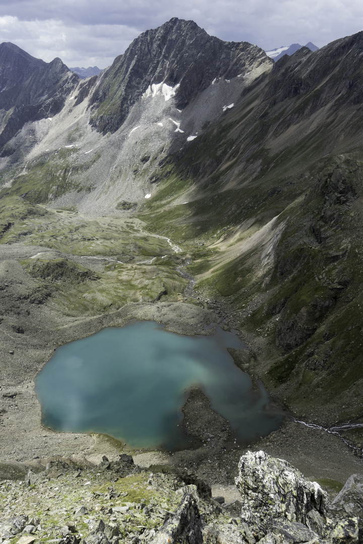 Tiefblick auf den Eissee