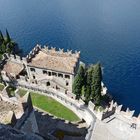 Tiefblick vom Burgturm in Malcesine