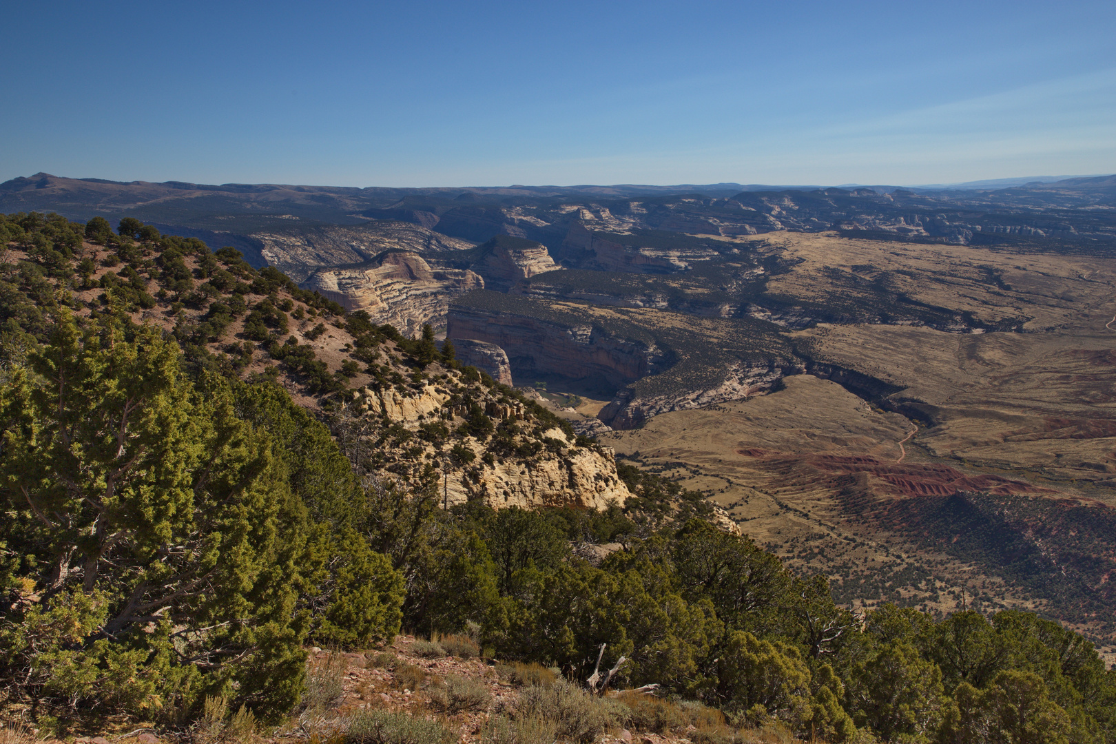 Tiefblick zum Green River...