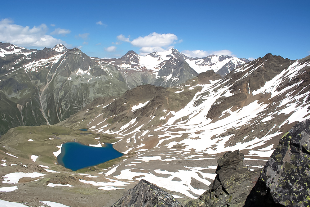 Tiefblick zum Wannenkarsee