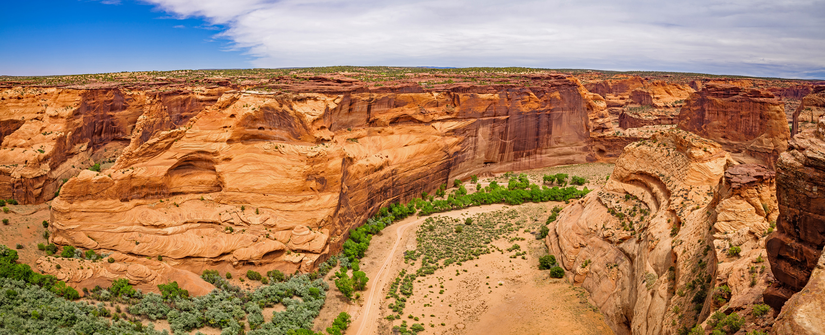 Tiefblick zum White House Trail