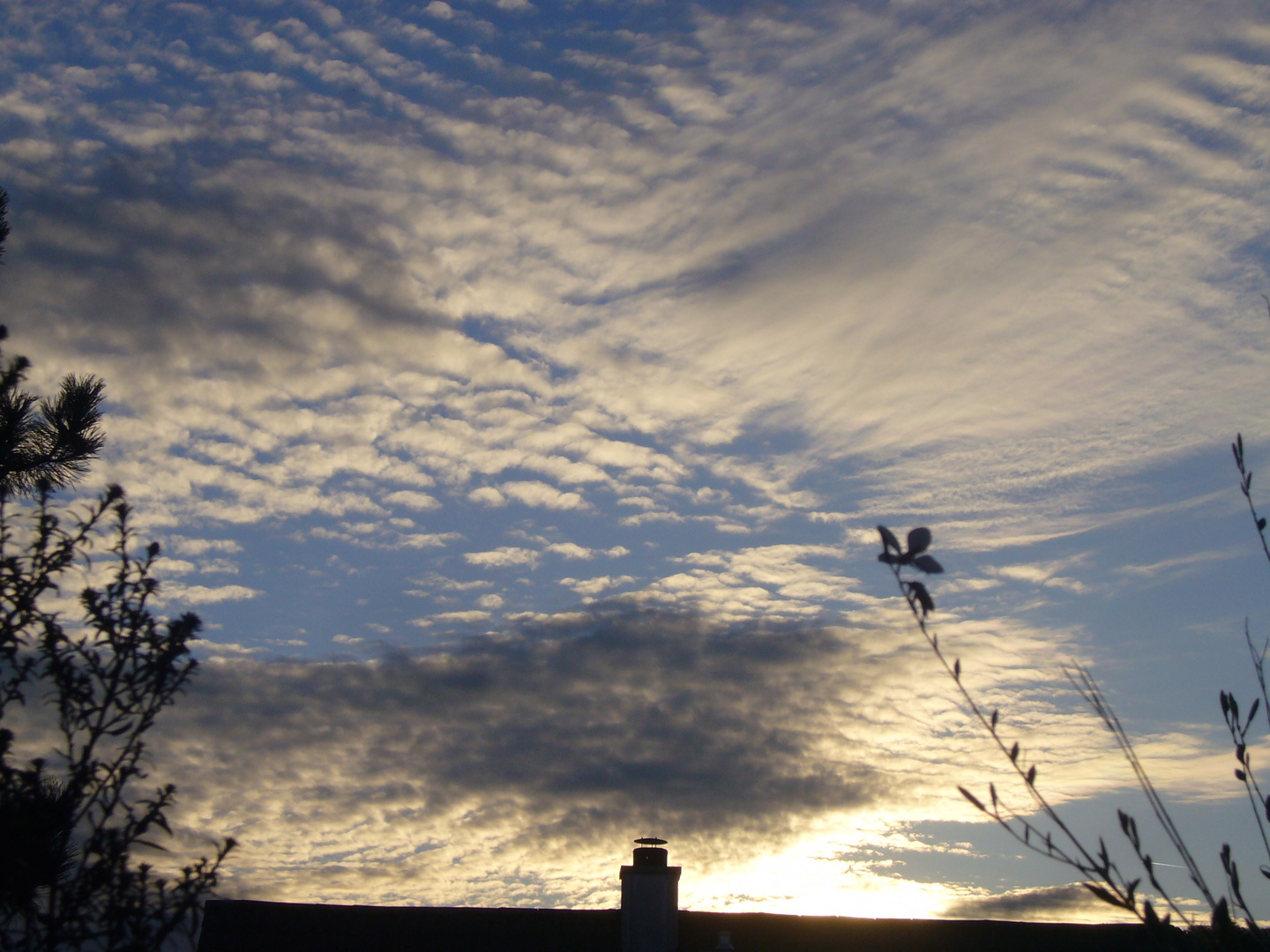 Tiefe des Wolkenhimmels