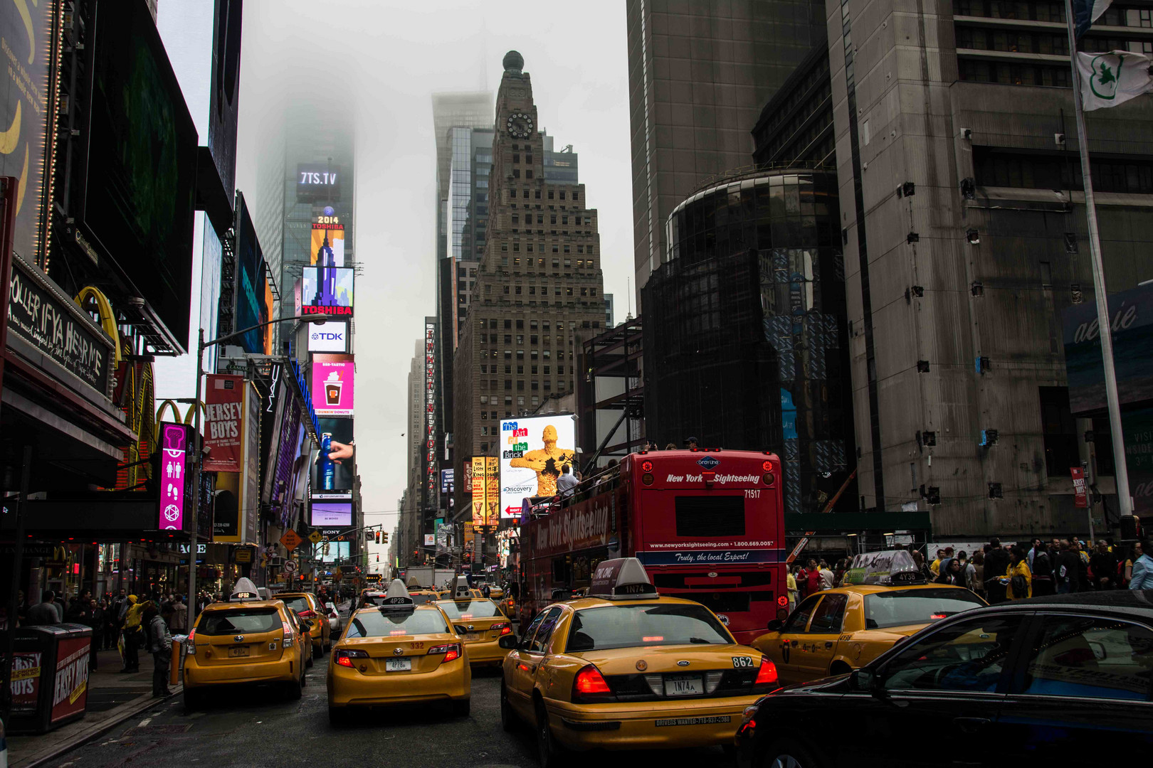 Tiefe Wolken in NY