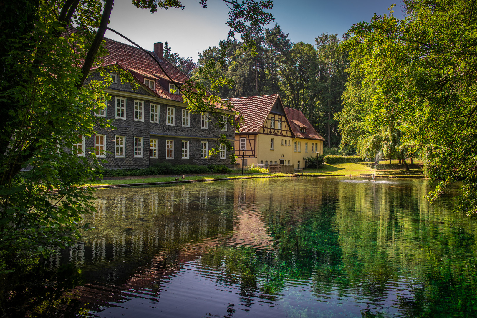 Tiefenbrunn bei Göttingen Foto & Bild landschaft, bach, fluss & see