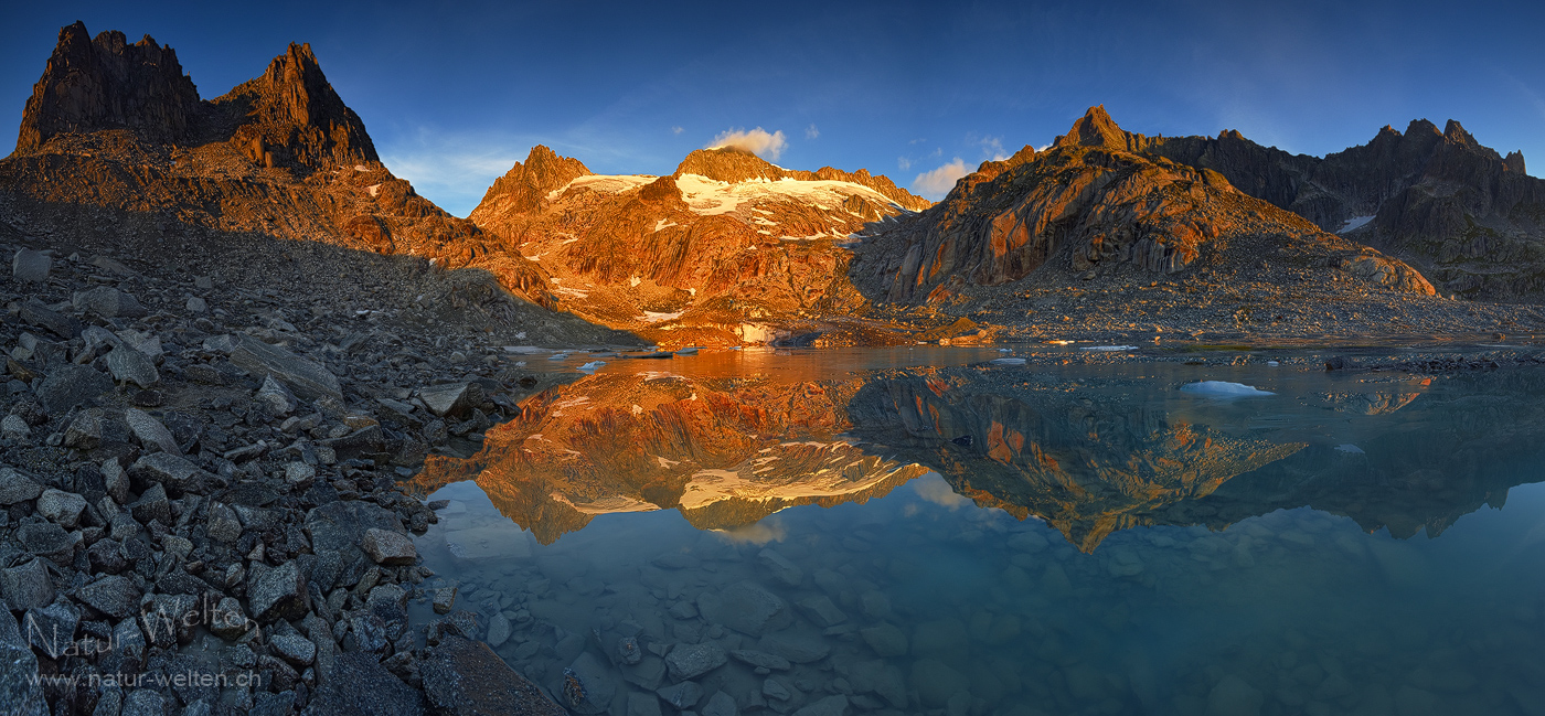 Tiefengletscherpanorama (180° Pano)