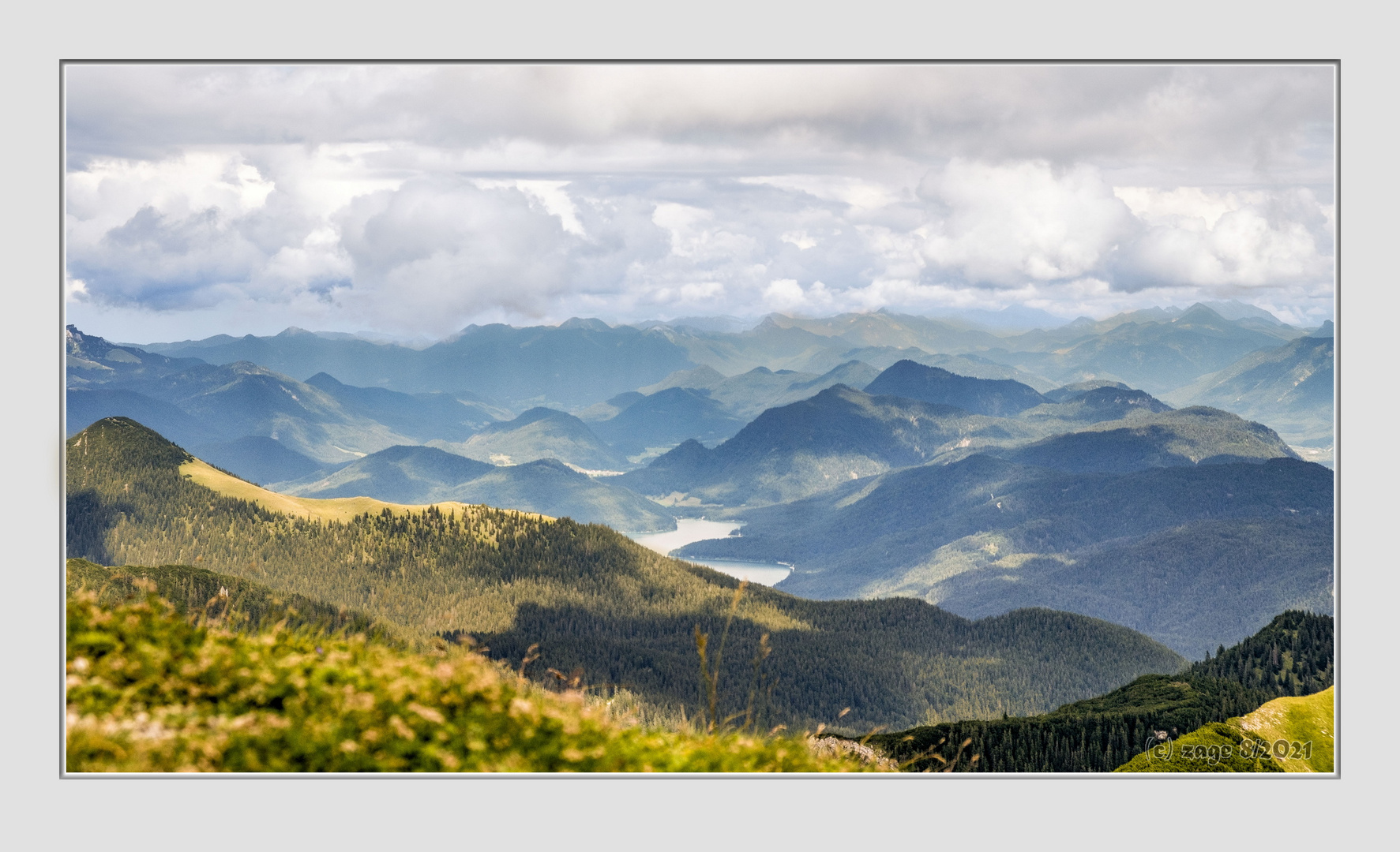 Tiefenstaffelung in den Alpen