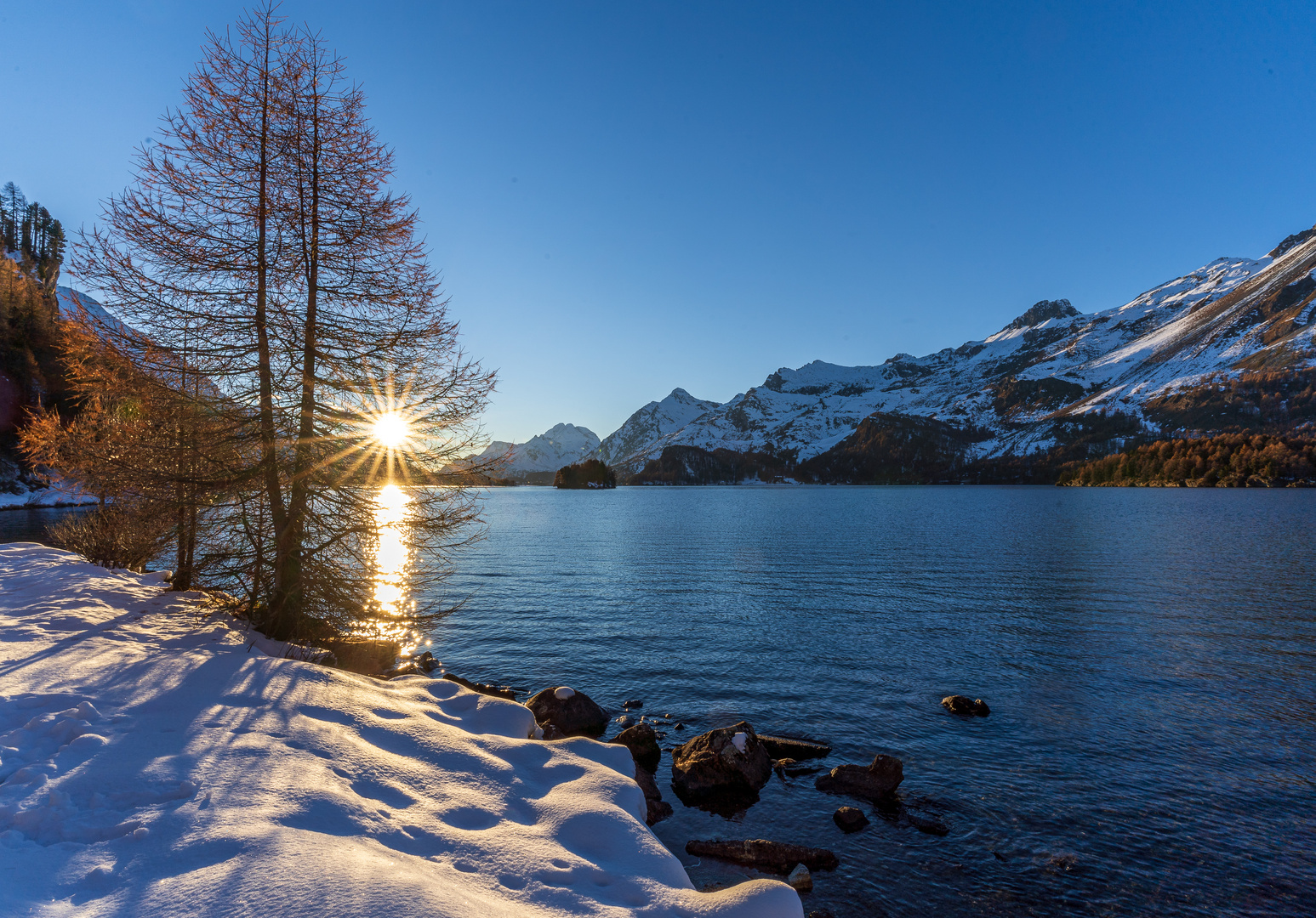 tiefer Sonnenstand