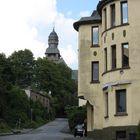 Tiefer Weg mit Blick auf Rathaus Wetter/Ruhr