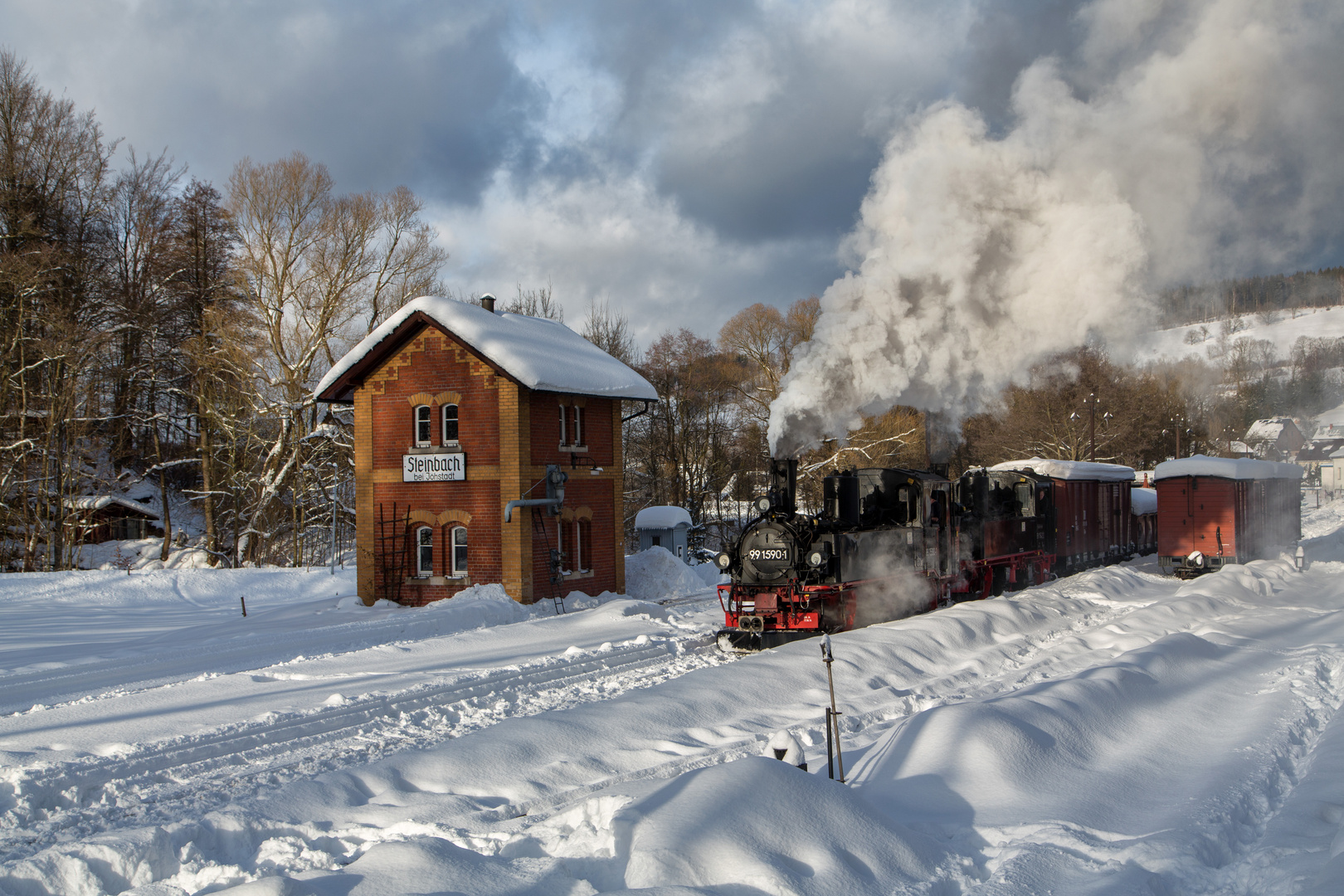 Tiefer Winter an der Press