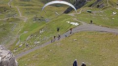 Tiefflieger am Nebelhorn, Oberstdorf