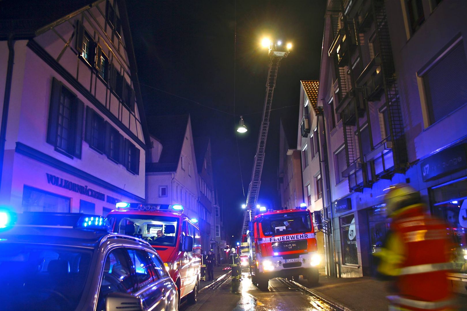 Tiefgaragenbrand in Reutlingen