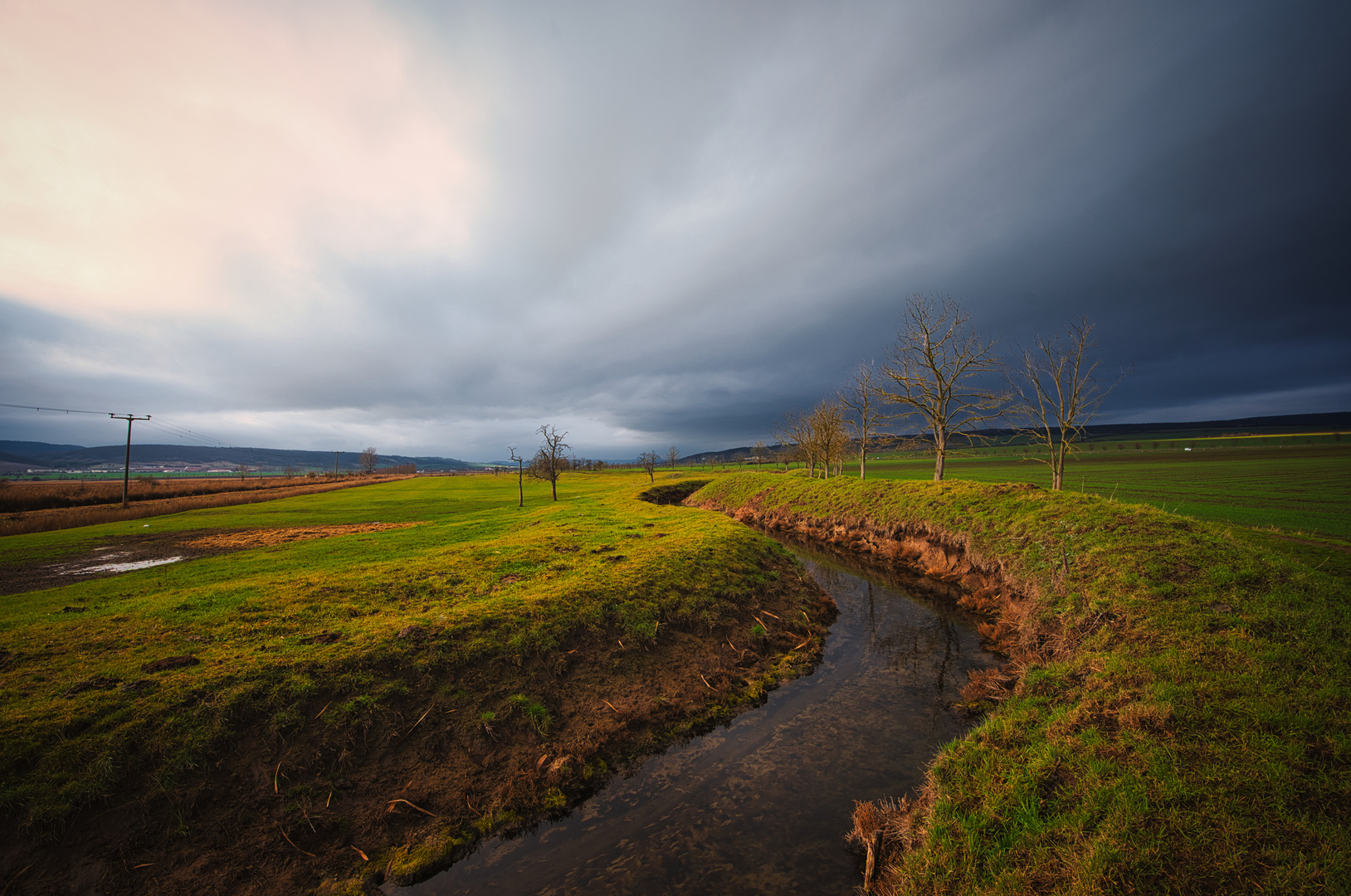 Tiefhängende Wolken