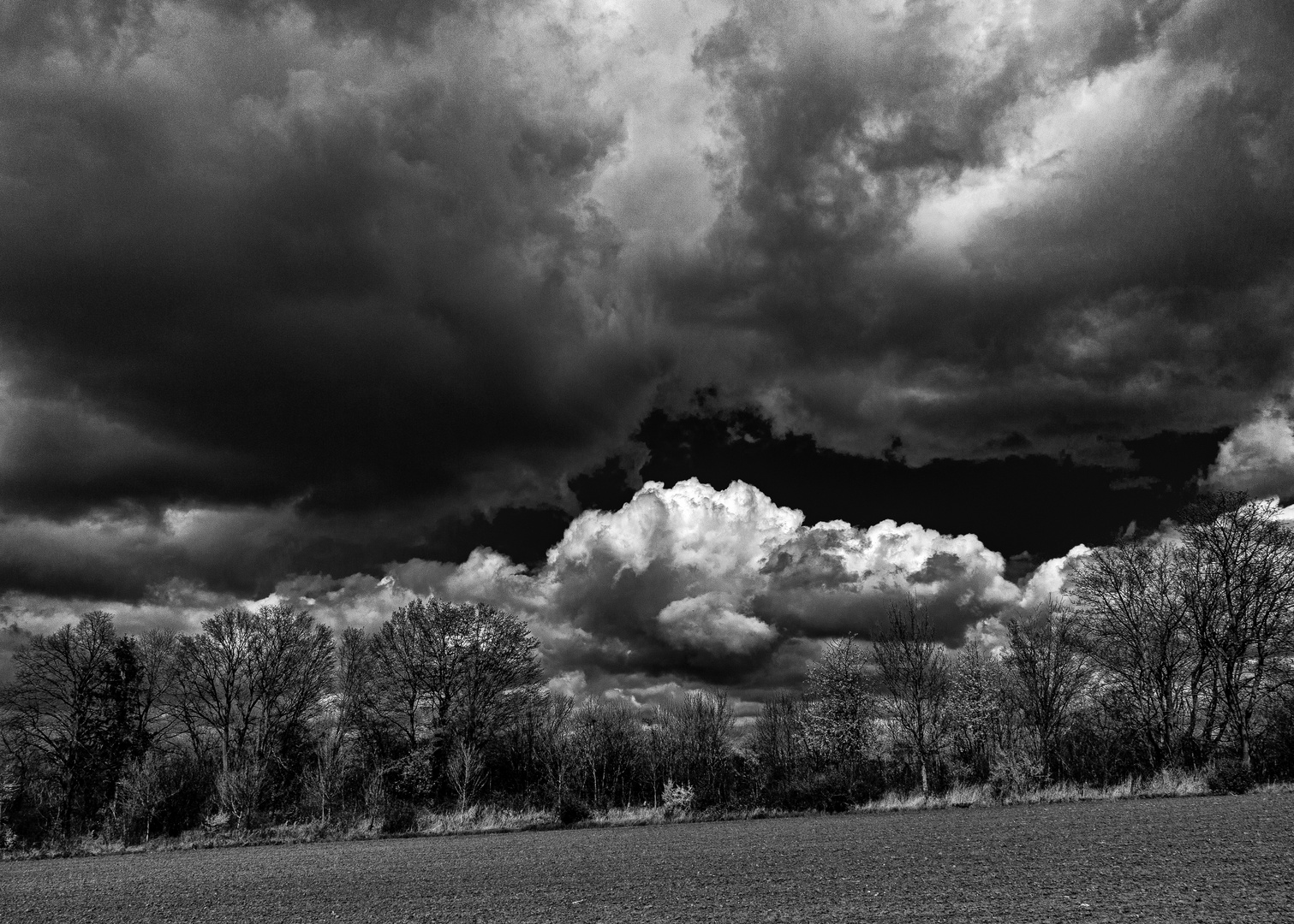 Tiefhängende Wolken