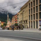 Tiefhängende Wolken über Innsbruck