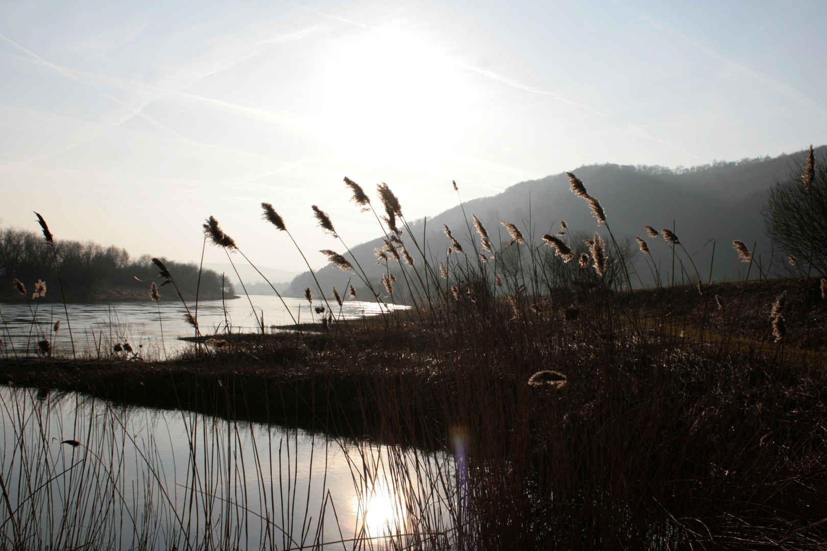 Tiefstehende Sonne