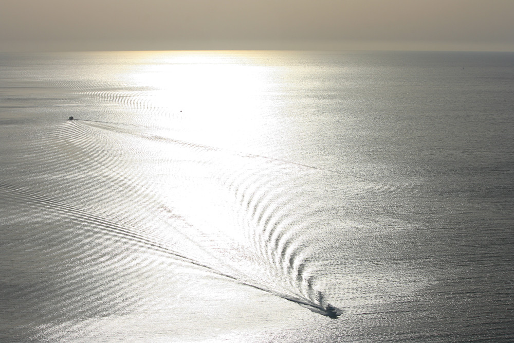 Tiefstehende Sonne über dem Meer (Cap Formentor)