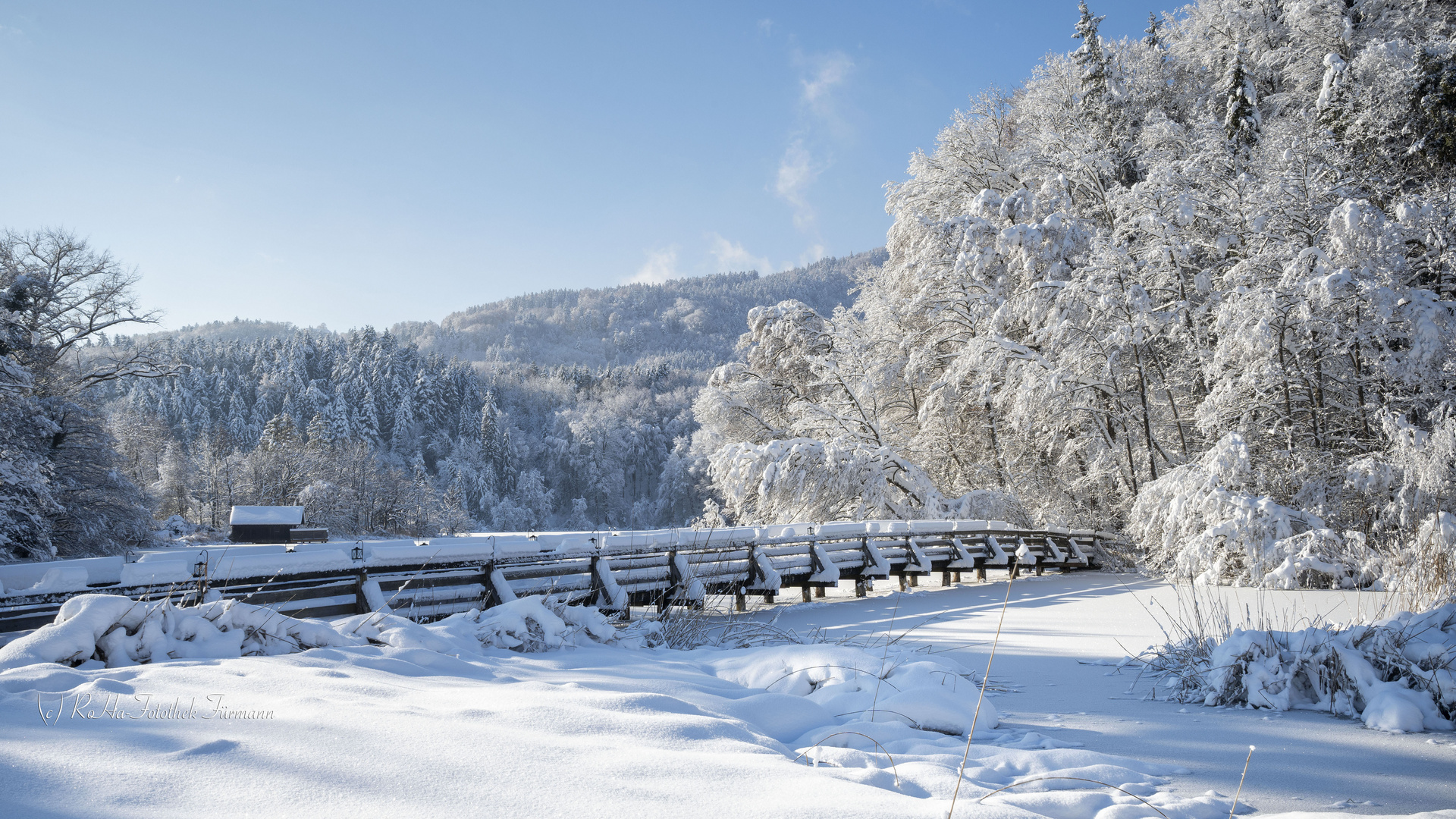 tiefwinterlich am Höglwörther See