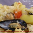 Tiella di patate, riso e cozze