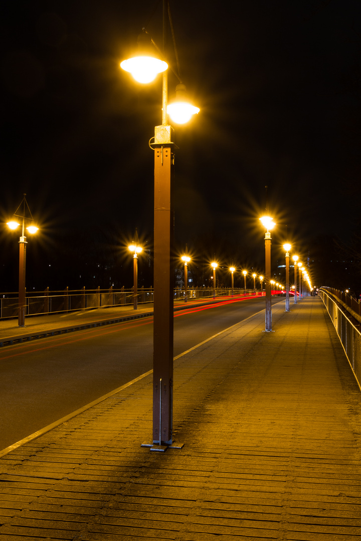 Tierpark-Brücke bei Nacht 2