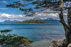 Tierra del Fuego - Bahia Ensenada - Blick nach Chile