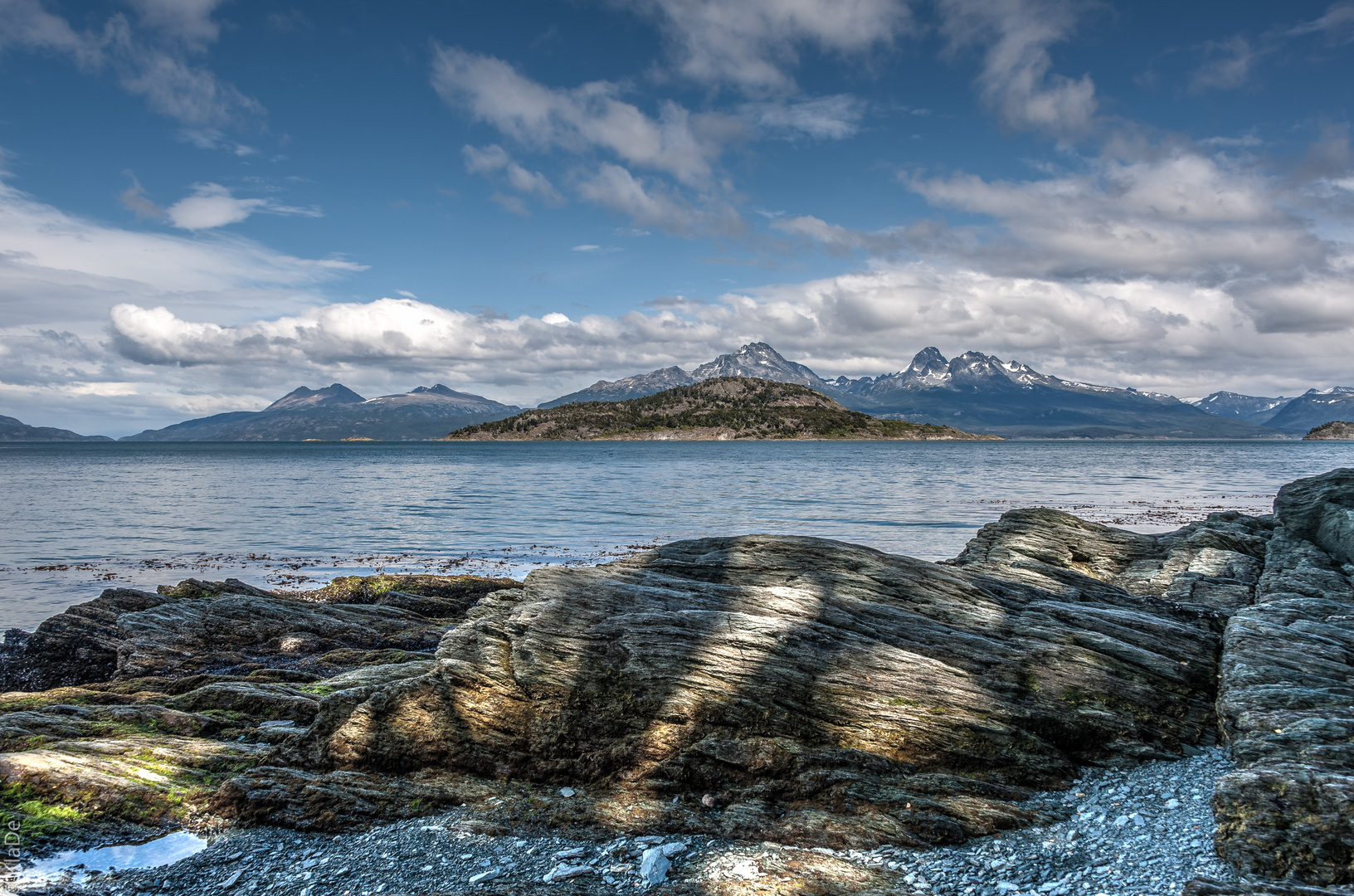 Tierra del Fuego - Bahia Ensenada - Blick nach Chile