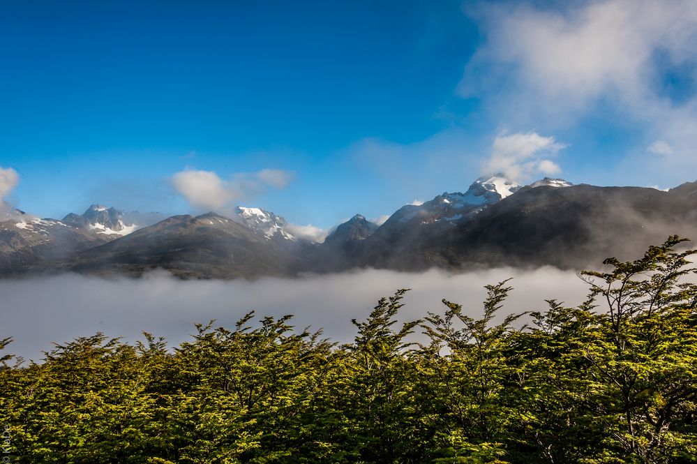 Tierra del Fuego - Bergpanorama