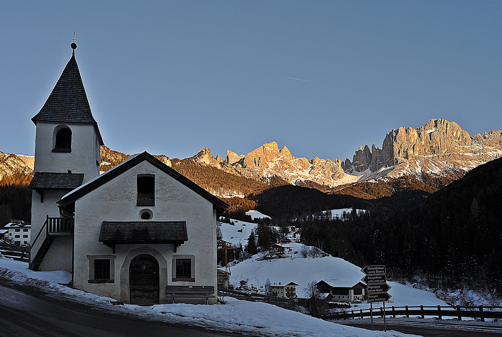 Tiers und das Rosengartenmassiv