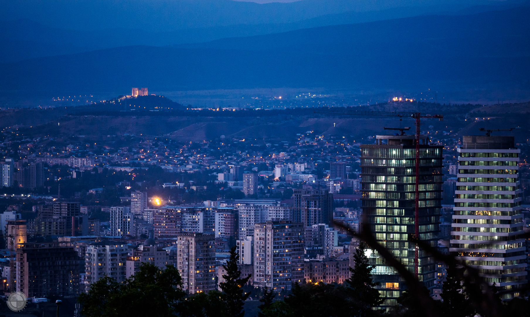 Tiflis bei Nacht