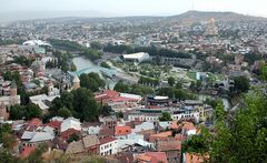 Tiflis von der Festung aus gesehen