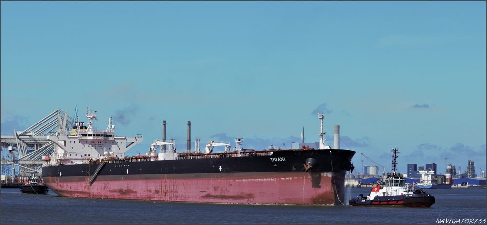 _TIGANI, Cude Oil Tanker, Rotterdam