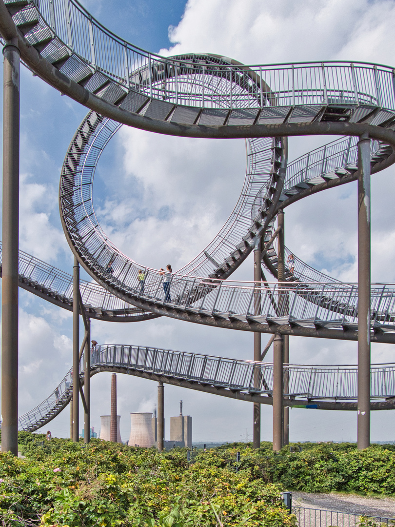 Tiger and Turtle - mit Enkeln