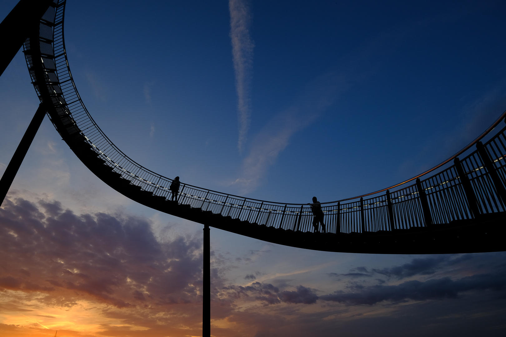 Tiger & Turtle am Abend