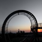 Tiger & Turtle im Sonnenuntergang