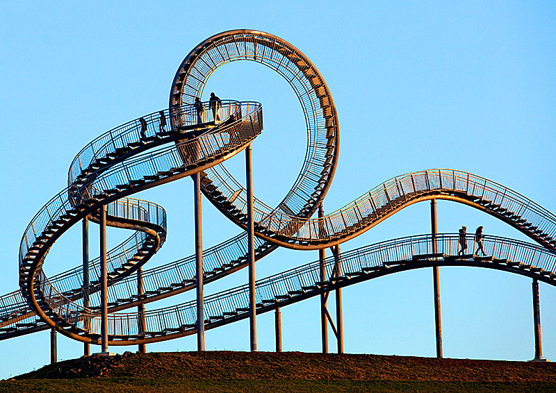 Tiger & Turtle – Magic Mountain - Abendstimmung