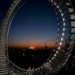 Tiger & Turtle sunset on fire