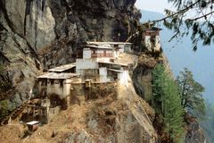 Tigernest Monastery after the fire disaster April 1998