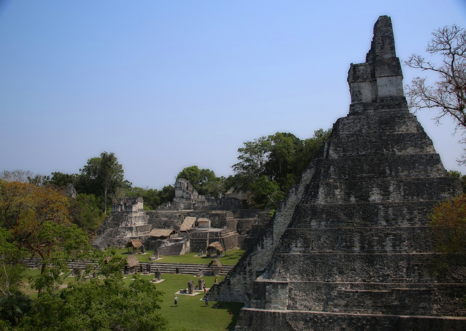 Tikal, Maya Ruinen