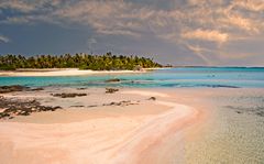 Tikehau Tahiti Ozeania  pink Sands Atoll