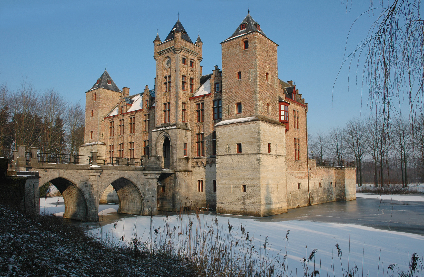 Tilleghem Castle near Bruges  