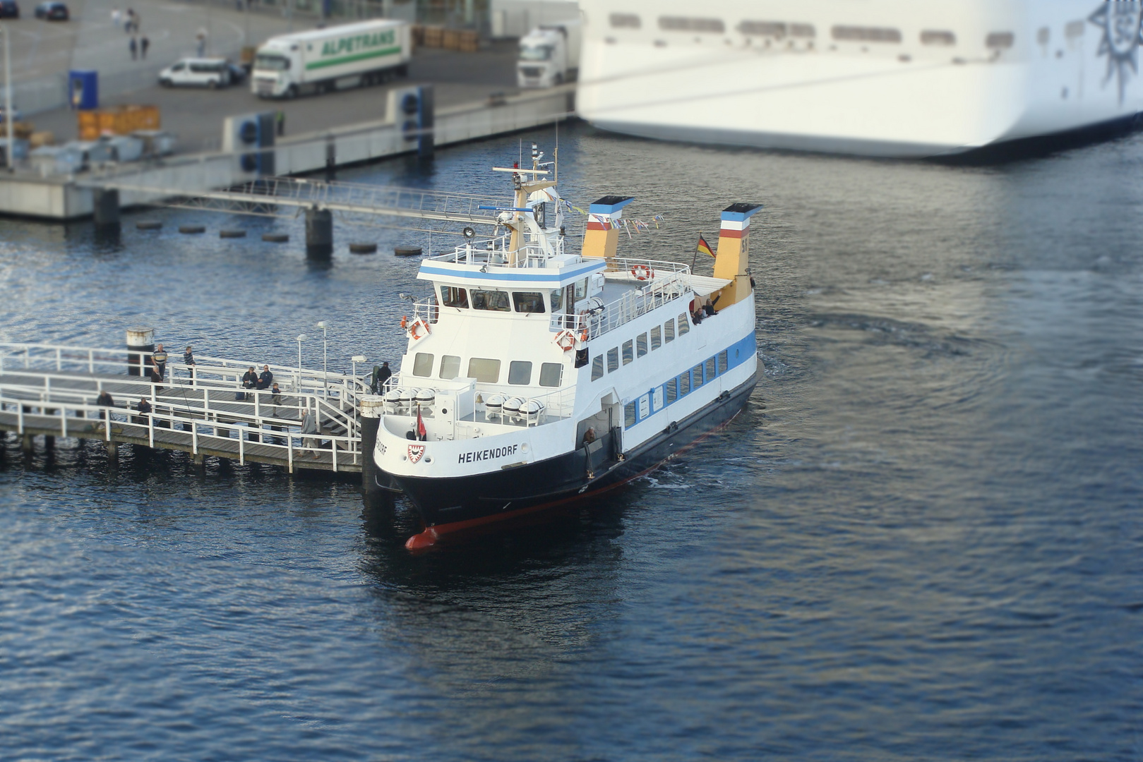 Tilt Shift Fake - Fördedampfer Kiel