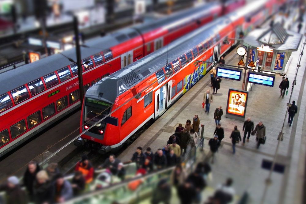 Tilt &Shift im Hamburg HBF