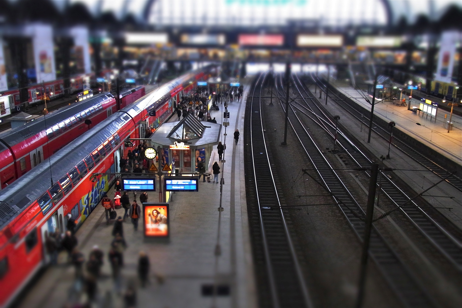 Tilt & Shift im Hamburg HBF