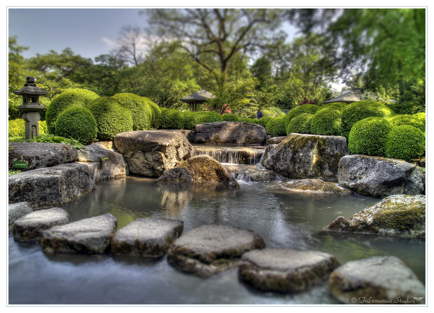 Tilt Shift Japanischer Garten Augsburg III Foto & Bild