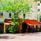 Tilt-Shift- Kaffeehaus in Singapur