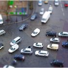 Tilt-Shift - Kreisverkehr beim L'arc de triomphe in Paris