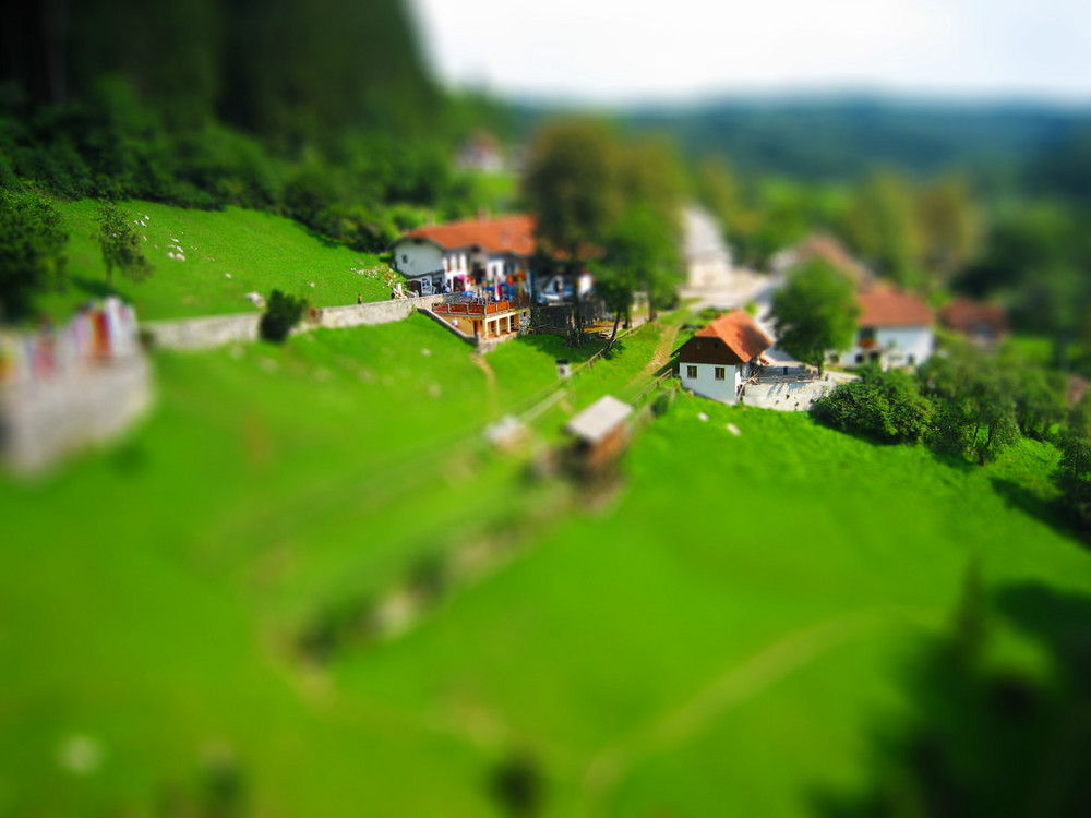 tilt-shift on Landscape