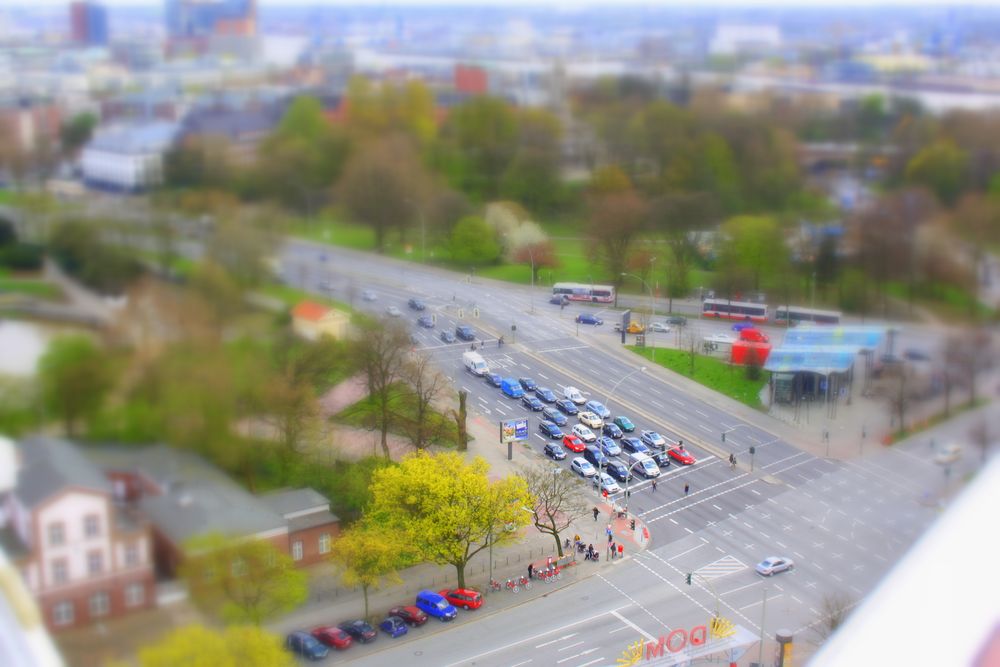 Tilt-Shift Versuch mit Googles Picasa