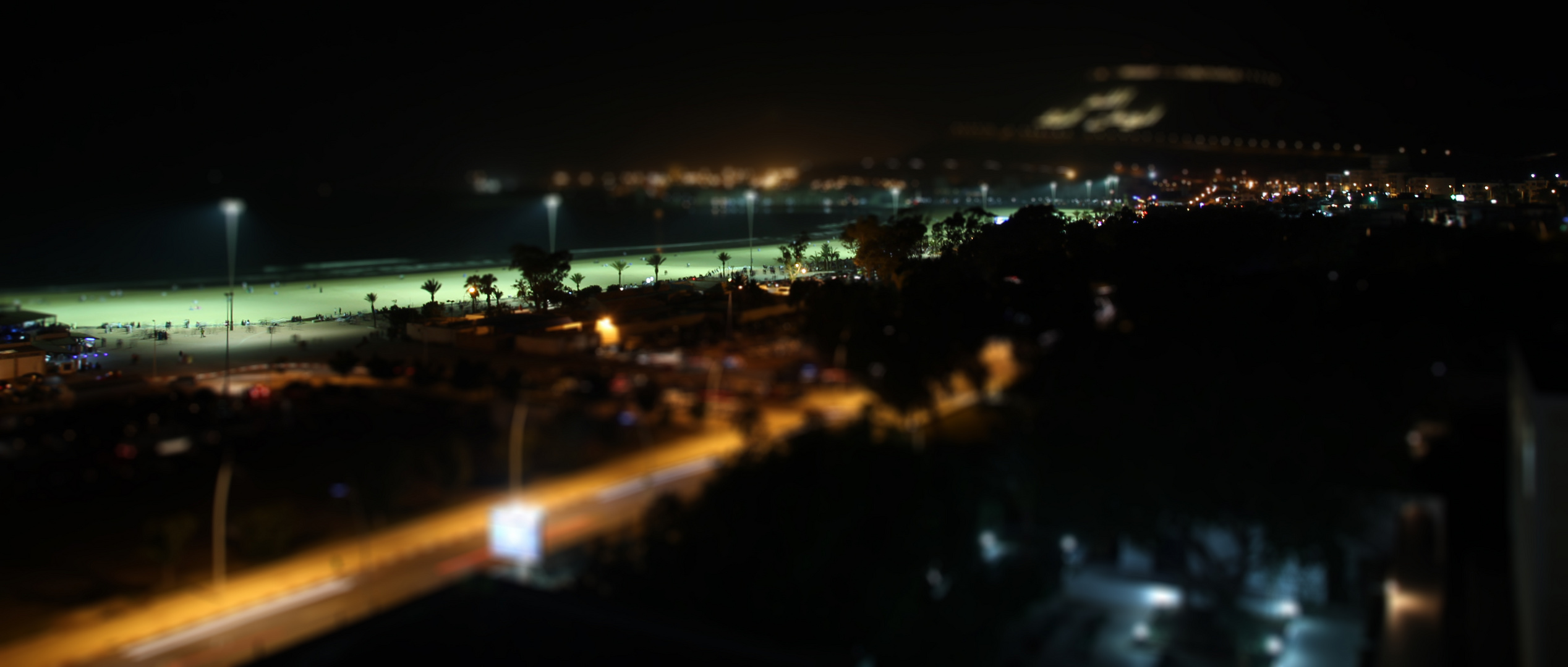 Tilt shifting sur Agadir