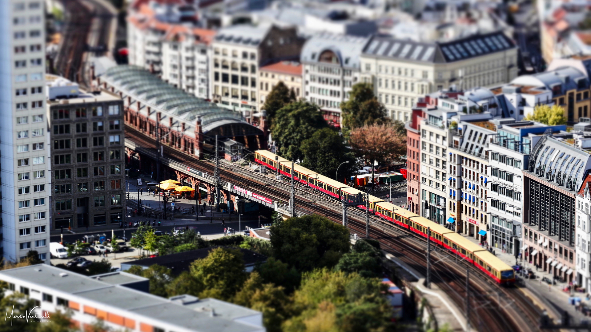 TiltShift Hackerscher Markt U-Bahn