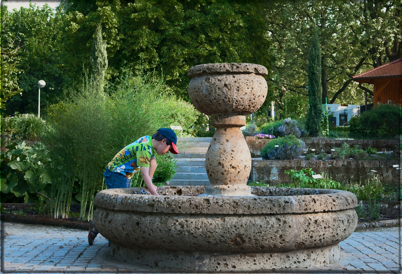 Tim am Brunnen